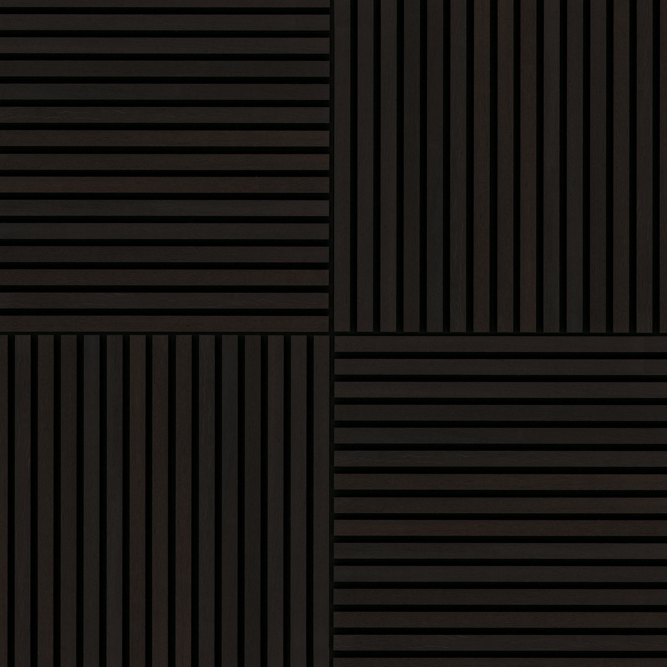 MSI 24 in. x 24 in. Harmony Espresso Wood Veneer Sound Absorbing Acoustic Wood Slat Wall Panel (2 Pack / 8 sq. ft.)