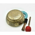 thumbnail image 3 of 12” Handmade Singing Bowl Yoga Master Healing Grade Sound Bath Therapy Kit, 3 of 4