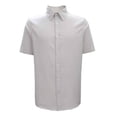 thumbnail image 1 of Camisa George Para Hombre Manga Corta Tipo Lino Talla EG Verde Olivo Opaco, 1 of 4