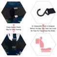 thumbnail image 3 of Santa Claus Mini Car Trash Can with Foldable Lid, Leak-proof Design and Hanging Storage Bag for Auto - Car Trash Can, 3 of 6