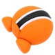 thumbnail image 5 of Protector de línea de datos con forma de oso de dibujos animados, protector de cable de carga para teléfonos móviles, computadoras y tabletas, líneas de datos naranja, 5 of 5
