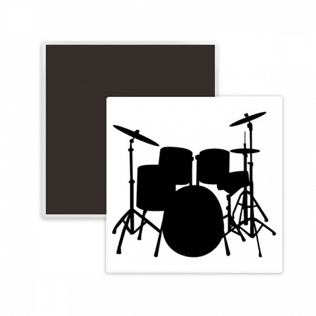 

Song Music Drum Kit Energy Square Ceracs Fridge Magnet Keepsake Memento