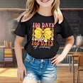 thumbnail image 2 of TZEWGL Tops For Child Print Round Neck Loose Short Sleeve Clothes For Toddlers size 10-11T, 2 of 7