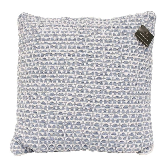 Cojín Decorativo Home Trends Cuadrado con Textura Azul