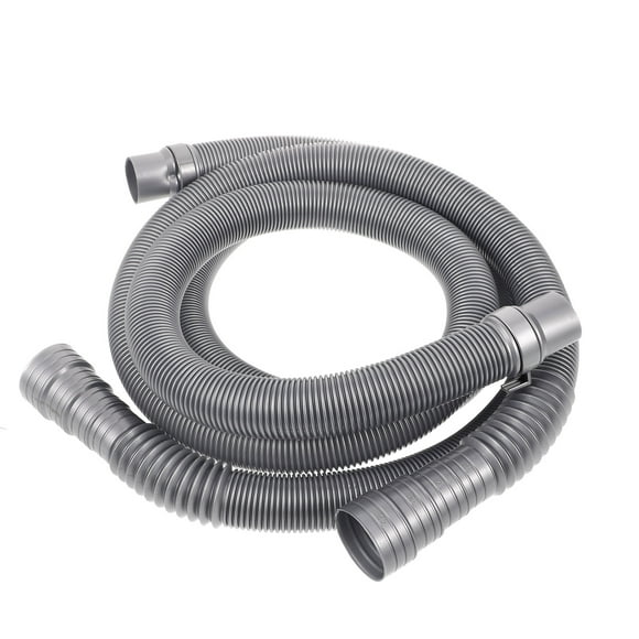 SASABAXI 2Pcs Universal Washing Machine Inlet Hose Grey with Durable Pe Material for Automatic Washer