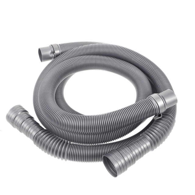SASABAXI 2Pcs Universal Washing Machine Inlet Hose Grey with Durable Pe Material for Automatic Washer