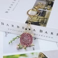 thumbnail image 6 of Fdelink a Keychain Keychain Turtle Diamond Turtle Keychain Key Ring Charm Diamond Keychain for Men and Women Pink, 6 of 7