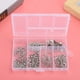 thumbnail image 4 of Kit para hacer aretes, cuentas redondas, ganchos para aretes, juego de accesorios de joyería, blanco K, 4 of 14