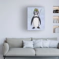 thumbnail image 3 of Fab Funky 'Penguin Fishing' Canvas Art, 3 of 3