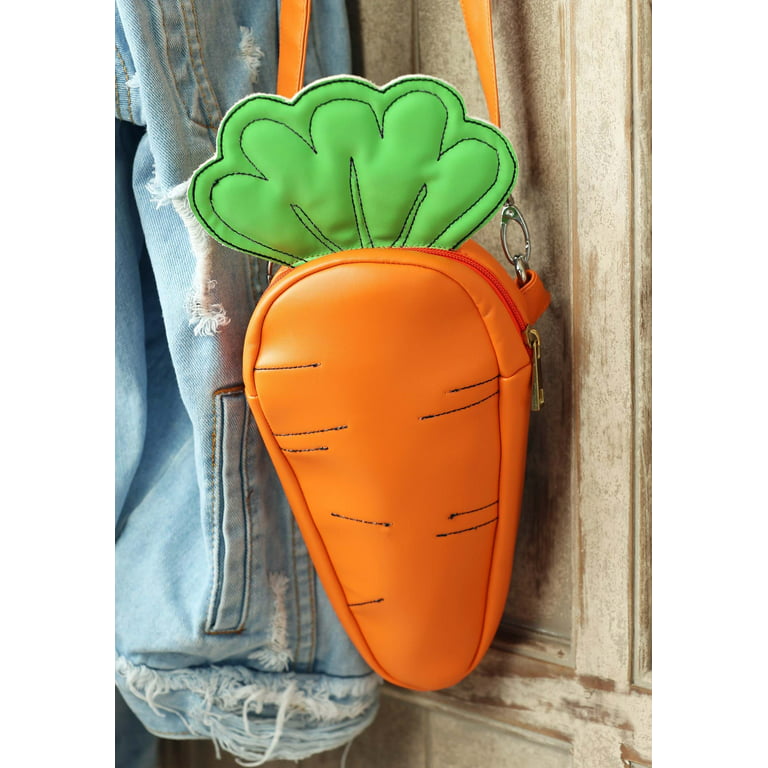 carrot clutch bag