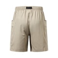 thumbnail image 3 of GrmtClth Mens Casual Shorts Elastic Waist Running Shorts Lightweight Loose Beach Vacation Short Summer Athletic Pants with Pockets Khaki XL, 3 of 4