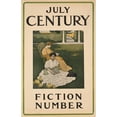 thumbnail image 2 of Anonymous 11x14 Black Ornate Wood Framed Double Matted Museum Art Print Titled: July Century, Fiction Number (ca. 1890-1920), 2 of 5