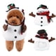thumbnail image 1 of Disfraz de muñeco de nieve para mascota, disfraz divertido para perro y gato, disfraz vertical para mascota 1874, 1 of 5