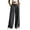 Gray, variant on cocolona Womens Casual Patchwork Dress Pants Elastic Waist Straight Wide Leg Commute Yoga Pants with Pockets