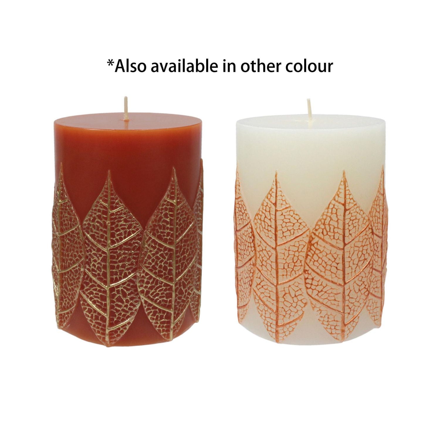 3in x4in Leave Pillar Candle