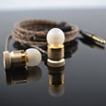thumbnail image 2 of Super Sound Metal 3.5mm Stereo Earbuds/ Headset for Samsung Galaxy Note 9, Note 8, S9, S9+, S8, J2 Core, A7 (2018) (Gold) - w/ Mic, 2 of 3