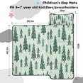 thumbnail image 5 of Light Green Christmas Tree and Snow Pattern Toddler Nap Mats for Kids Preschool,50"x20" Sleeping Mat Bag or Kids,Toddler Sleeping Bag,Toddler Nap Mat or Daycare, 5 of 6