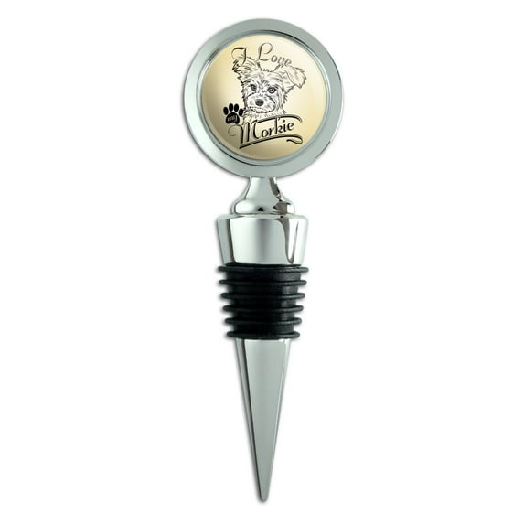 I Love My Morkie Morkshire Terrier Wine Bottle Stopper