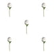 thumbnail image 3 of Flor de simulación redonda Bearachild 10 piezas para decoración de fiesta o ramo de boda Blanco, 3 of 6