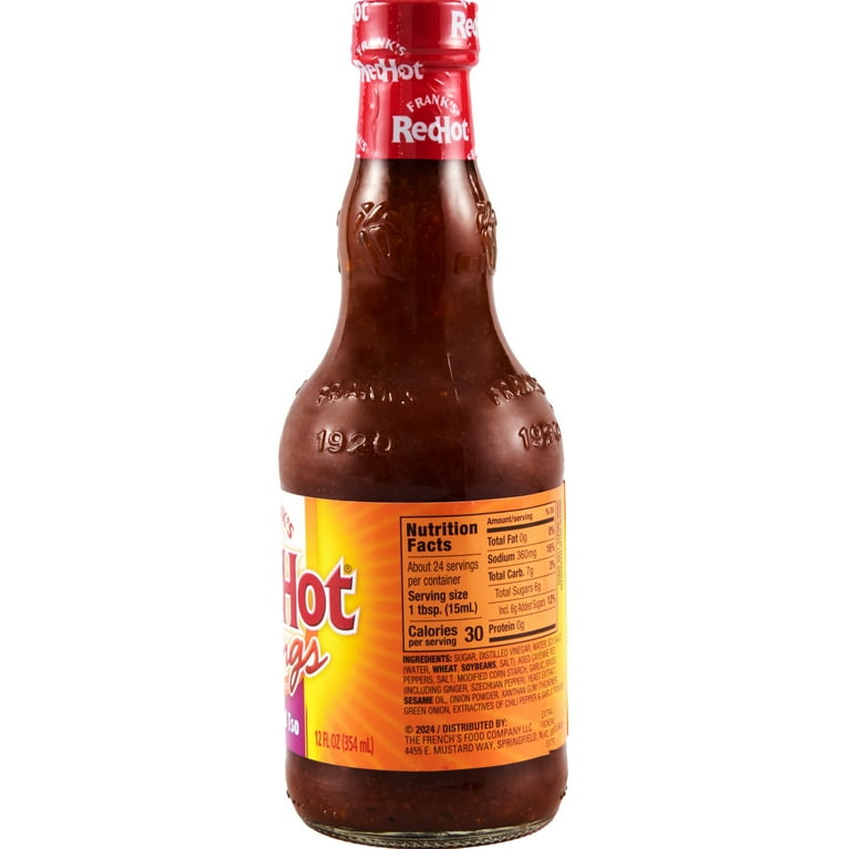 Frank's RedHot General Tso Wings Sauce 12 fl oz Bottle with Soy