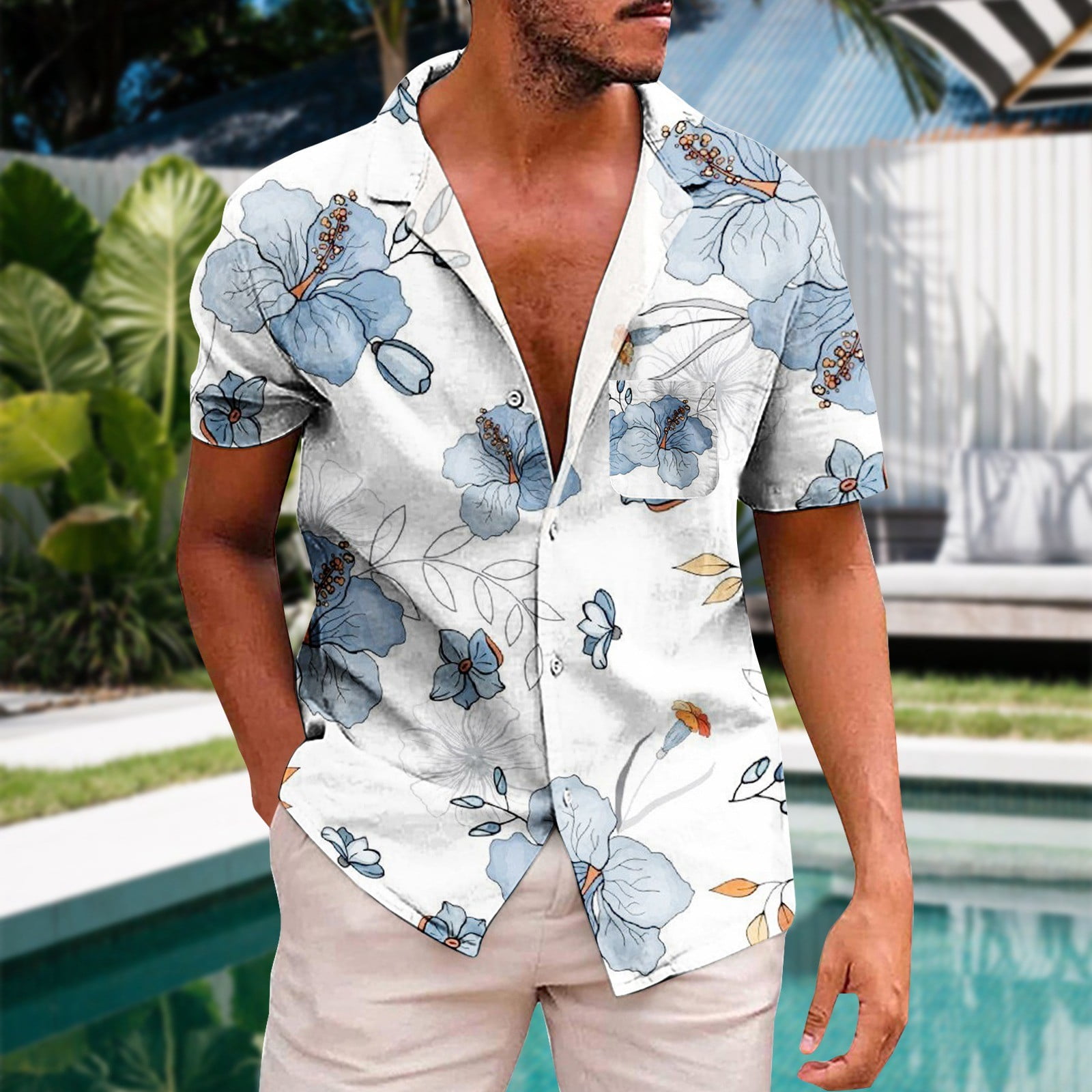 Blphud Mens Short Sleeve T Shirts Mens Fashion Men's Shirt