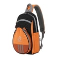 thumbnail image 3 of Bolsa de pecho de ocio bolsa de raqueta bolsa de raqueta de tenis de mesa resistente portátil duradera negro Zulema Bolsas de pecho de ocio, 3 of 8