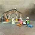 thumbnail image 5 of Mini Easter Nativity Set - Small Tabletop Nativity Scene with Resin Figures, Little People Nativity Set for Indoor Decor, Christian Religious Figurines & Easter Nativity Scene Decor, 5 of 5