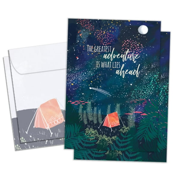 Tree-Free Greetings Birthday Greeting Card 2 Pack, 5x7, The Greatest Adventure (GT65293)