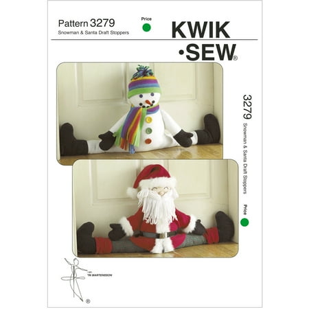 Kwik Sew Snowman And Santa Draft Stopper