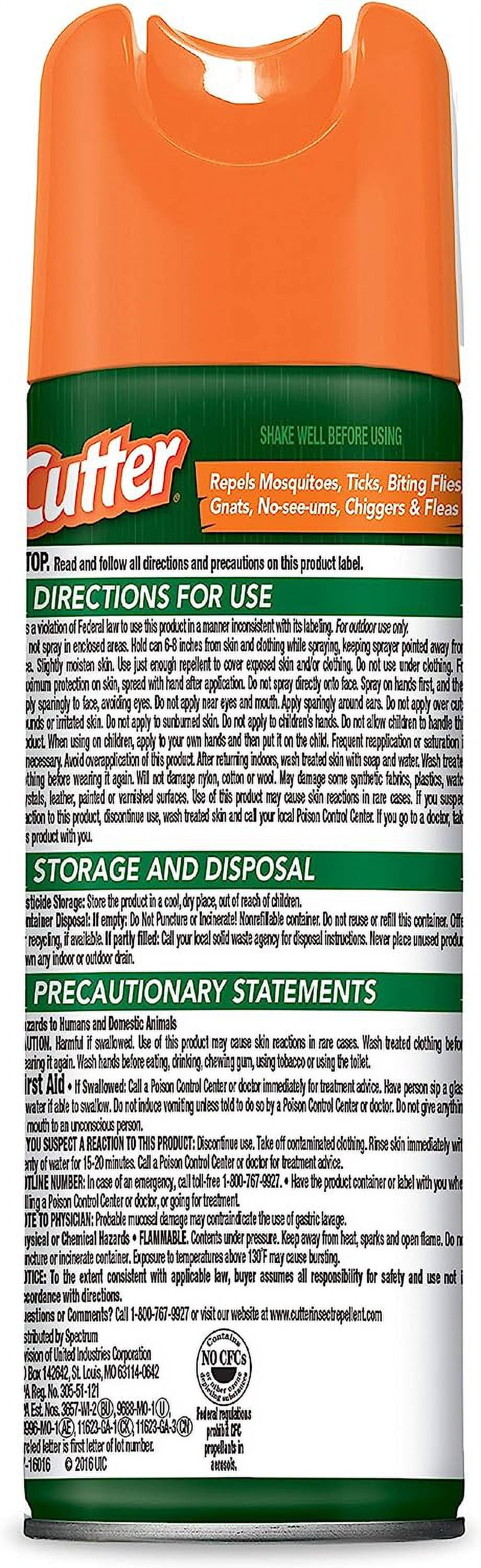 Cutter Unscented Backwoods Insect Repellent