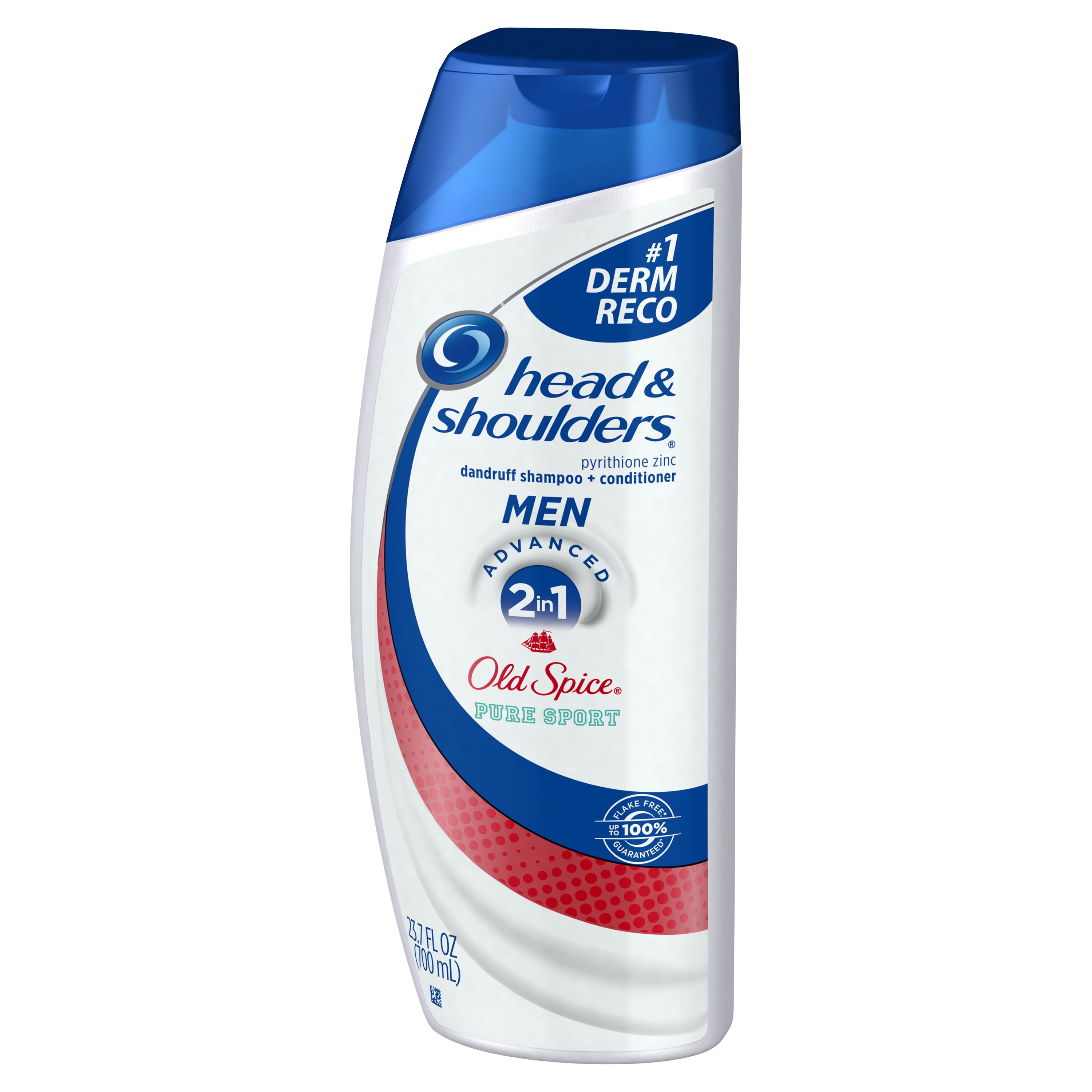 Head and Shoulders Old Spice Pure Sport 2-in-1 Anti-Dandruff Shampoo + Conditioner, 23.7 fl oz