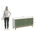 thumbnail image 4 of Aparador Bufetero Kappesberg 156cm 4 Puertas Blanco/Verde, 4 of 11
