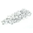thumbnail image 1 of Pull Riveting Nuts, 100 Pcs Aluminum Galvanized Flat Head Threaded Insert Nut Vertical Hardware Accessories, 1 of 8