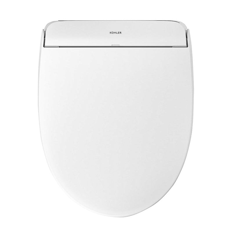 Kohler PureWash E875 Round Bidet Seat White K-30969-0 Heated Seat Warm Water Dryer Remote Auto Lid Nightlight Deodorizer Smart Toilet Seat Round Front Easy Install