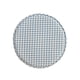 thumbnail image 1 of Advancent Cojín de asiento 12,9 con correas, almohadilla de algodón antideslizante para silla, alfombrilla de taburete de espesor, Decoración del hogar Rejillas blancas azules Diámetro 33cm, 1 of 6