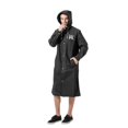 thumbnail image 1 of spellwife Imperméable pour Hommes avec Capuche et Boutons-Pression Poncho de Pluie Veste de Pluie Imperméable pour Randonnée Randonnée Voyage Noir, 1 of 8