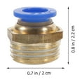 thumbnail image 2 of unbranded 1Jgo Recto Para Manguera De Aire Con Ajuste De Plástico Y Para Compresores Y Herramientas, 2 of 5