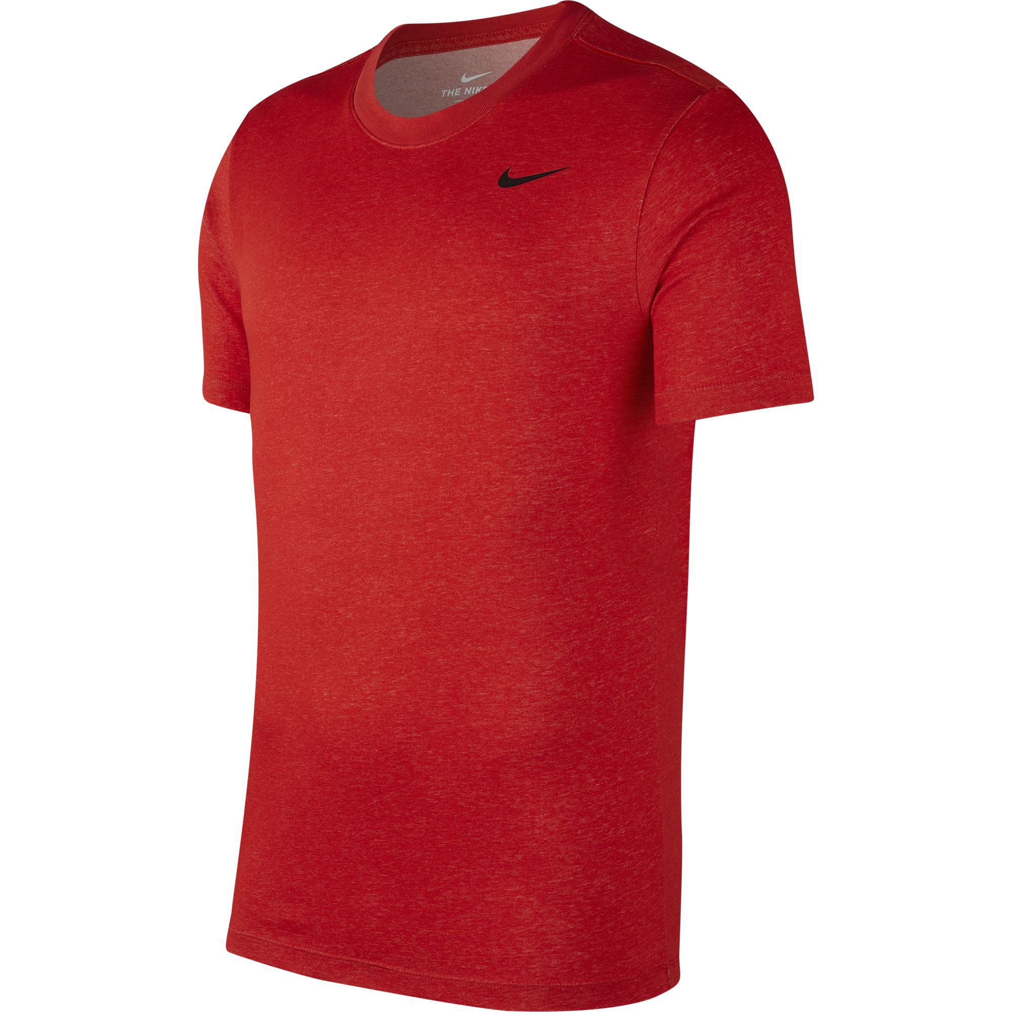 Men's Nike Dri Fit Training T Shirt Mystic Red/Light Orewood Brown ...
