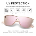thumbnail image 2 of UV400 Protection Oversized Sunglasses Women Men Shatterproof Lens for Driving Outdoor, 2 of 6