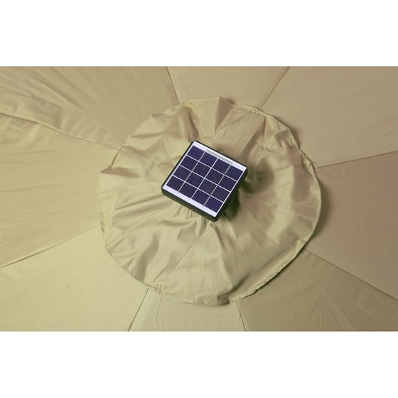Deluxe Solar Powered Led Lighted Patio Umbrella 8 By Trademark Deluxe Solar Powered Led Lighted Patio Umbrella 8 By Trademark Innovations Com