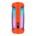 thumbnail image 2 of Sidaley Funda protectora de silicona para altavoz Charge 4, funda protectora portátil de silicona para montañismo, accesorio para altavoz Cables de audio/vídeo Naranja, 2 of 6