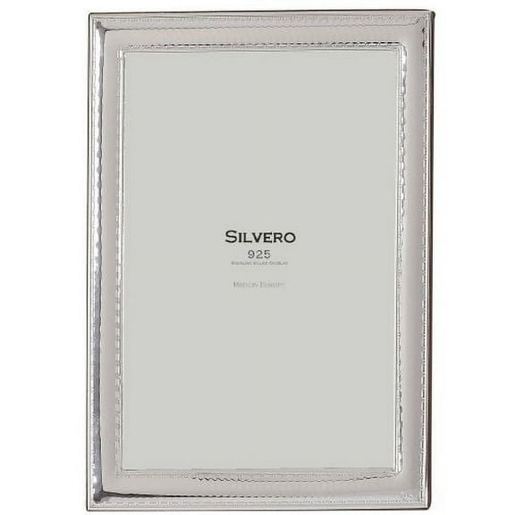 Silvero .925 Sterling Overlay Scroll 5x7 Frame