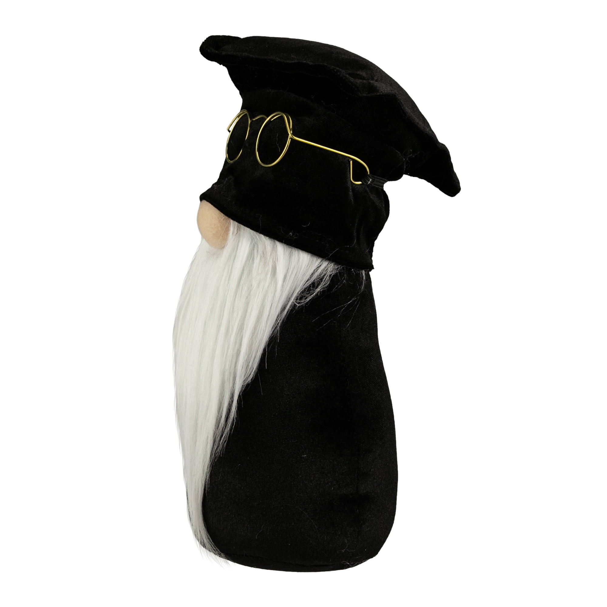 Northlight 10.5" Graduation Day Boy Gnome in Black Cap and Gown