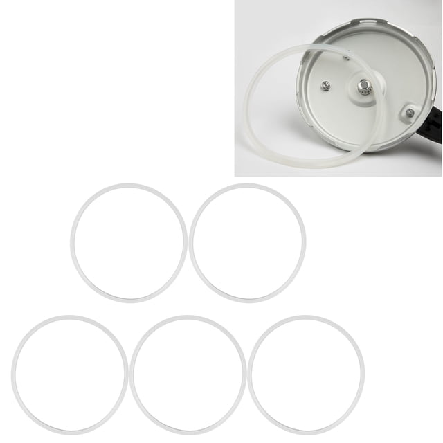 5pcs Pressure Cooker Silicone O- Sealing Safe Cooking For Aluminum Alloy Pressure Cooker General