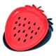 thumbnail image 1 of Colador de fresas rojas de doble capa, cesta de drenaje para lavar frutas y verduras, colador de cocina, cuenco para pasta, ensaladas, arroz, verduras y bayas., 1 of 7