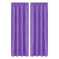 thumbnail image 4 of PpgejGEK Blackout Curtains with Heat Insulation for Bedroom and Kitchen, Energy Saving Solid Color Silk Fabric, Scandinavian Style Window Treatment for Complete Darkness and Noise Reduction, 4 of 6