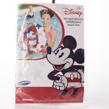 - Swimways Disney Mickey Mouse Americana Kids Water Toy Standard Beach Ball