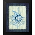 thumbnail image 2 of Wright, Sydney 12x14 Black Modern Framed Museum Art Print Titled - Angelfish, 2 of 5