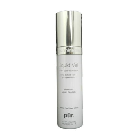 Pur Minerals Liquid Veil 4-In-1 Spray Foundation Dark 3