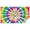 Rainbow Tie Dye, variant on Rainbow Tie Dye Mandala Pattern Rectangle Tablecloth 60"x84",Waterproof Polyester Rectangle Table Cloth, Wipeable Spillproof Polyester Tablecloth for Dining, Camping, Indoor and Outdoor
